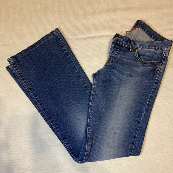 Lucky Brand Gene Montesano Womens Lil Carnival Blue Jeans - Size 4/ 27 - Picture 1 of 9